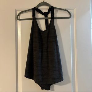 Nike grey racer back tank